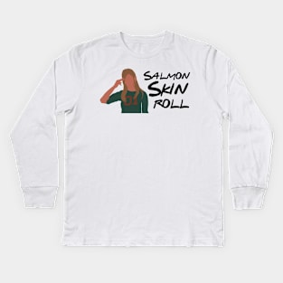 Salmon skin roll Kids Long Sleeve T-Shirt